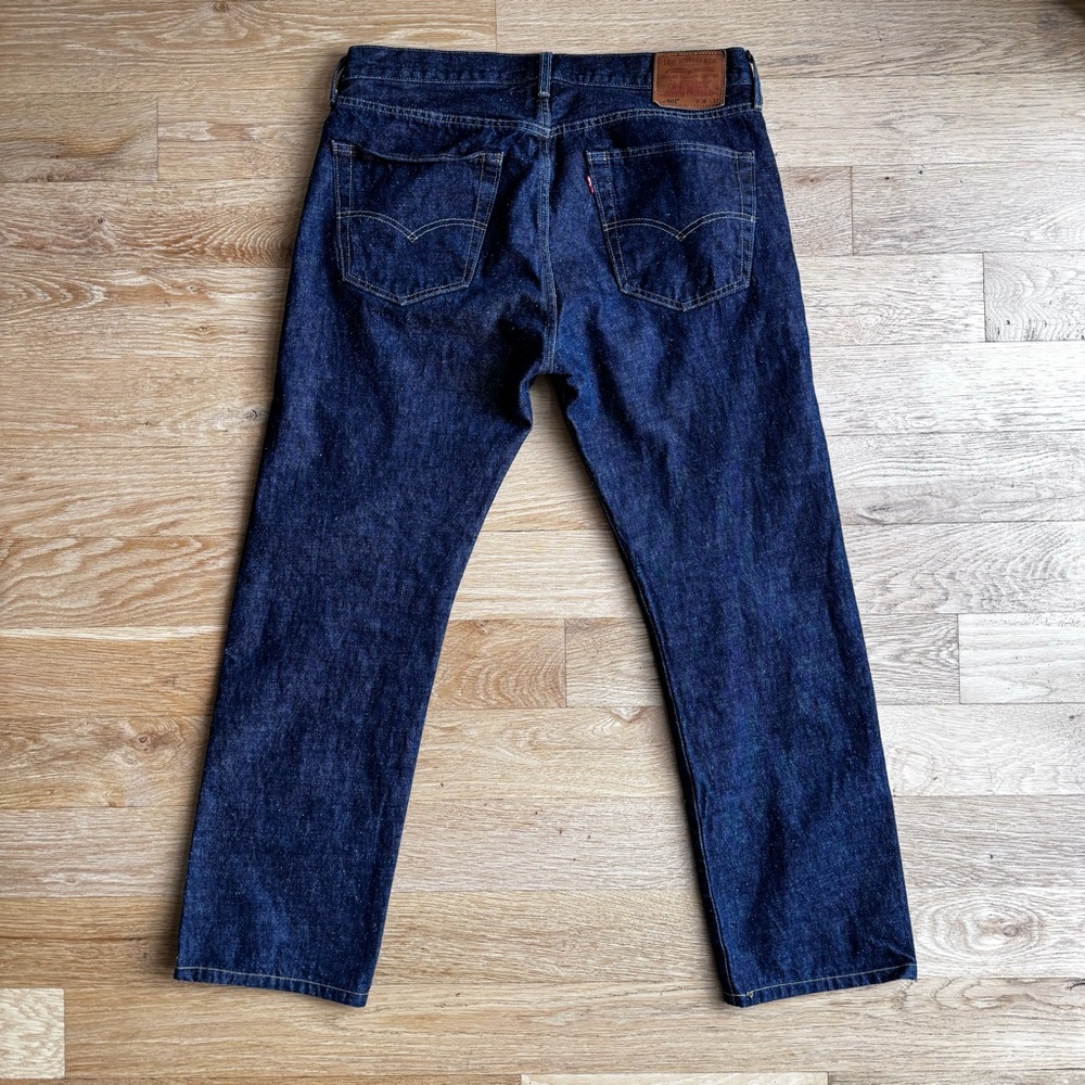 Levi’s 501® ORIGINAL FIT SELVEDGE MEN'S JEANS - Picture 5 of 8